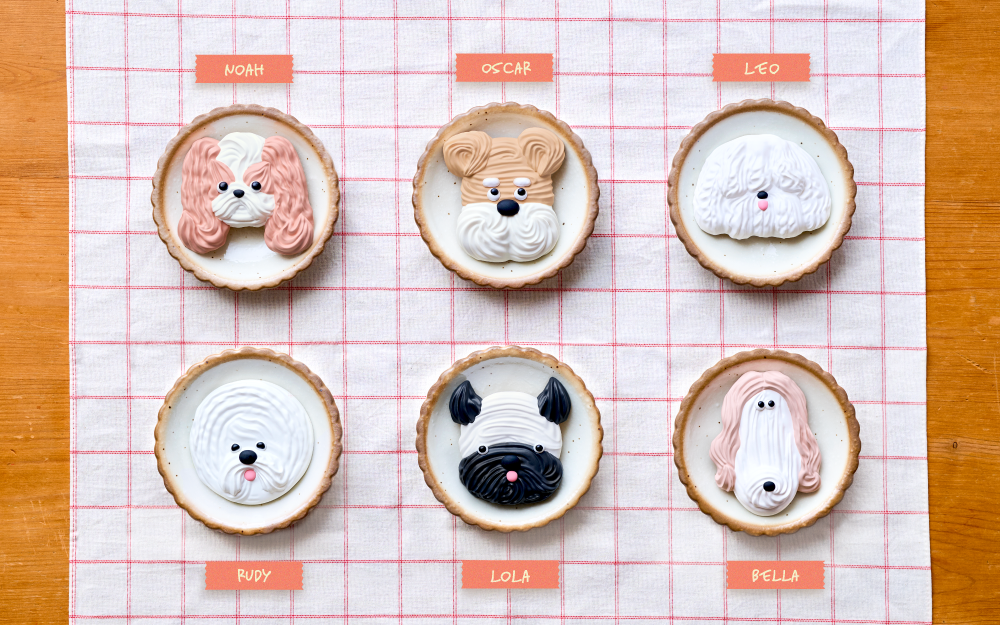 Dreams Pâtissticker Meringue Dogs 3D Decorative Sticker Series
