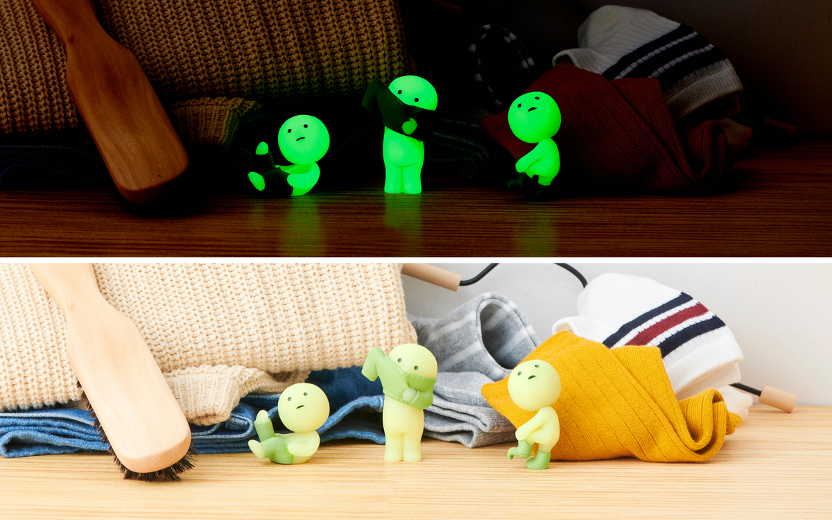 SMISKI Dressing Series Glow-in-the-Dark Mini Figure
