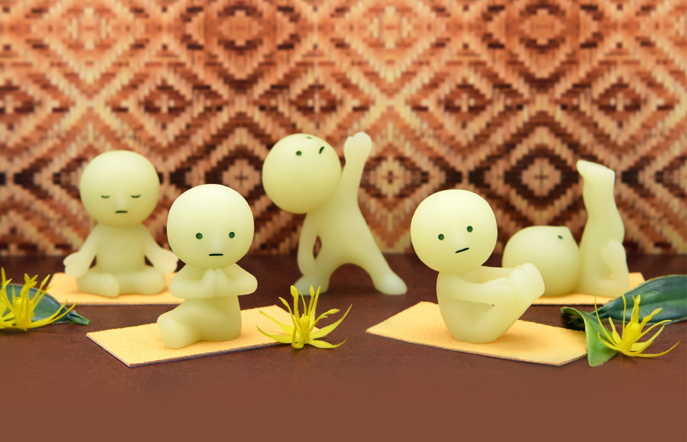 SMISKI Yoga Series Glow-in-the-Dark Mini Figure
