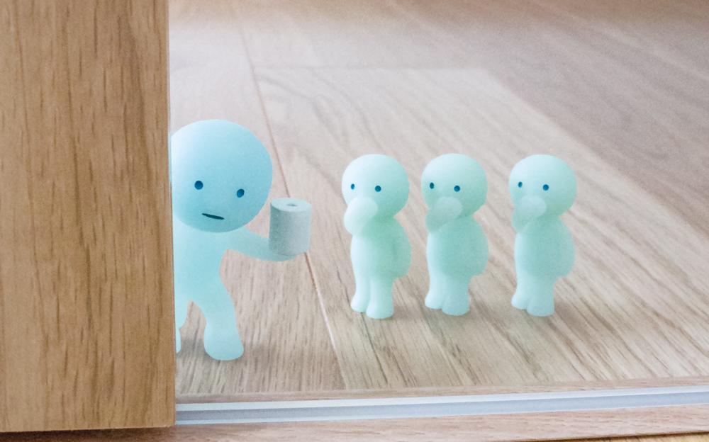 SMISKI Toilet Series Glow-in-the-Dark Mini Figure