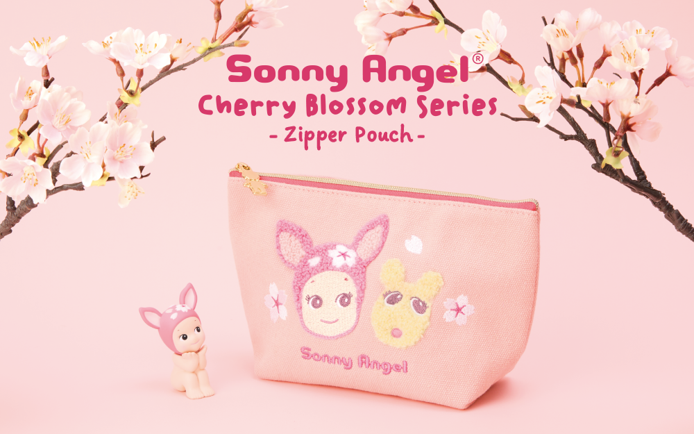 Sonny Angel Cherry Blossom Series Zipper Pouch