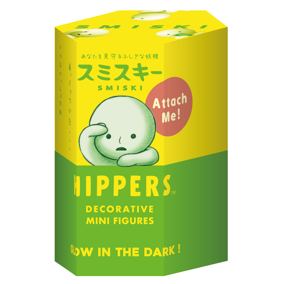 SMISKI HIPPERS Glow-in-the-Dark Decorative Mini Figure